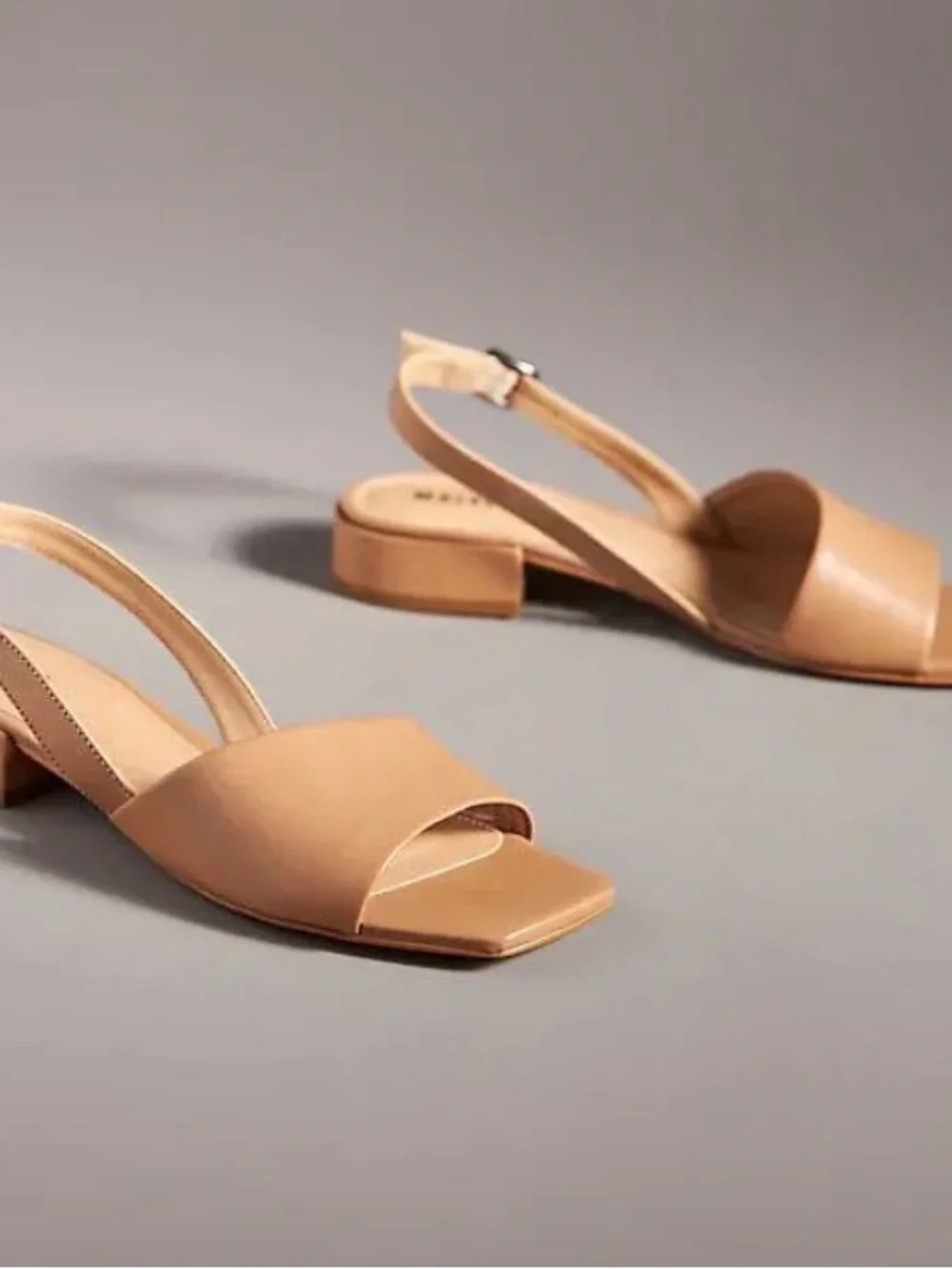 MAEVE
Asymmetric Slingback Heels - Tan - Picture 1 of 10
